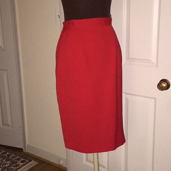 Casual Corner Dresses & Skirts - Vintage Casual Corner red pencil skirt